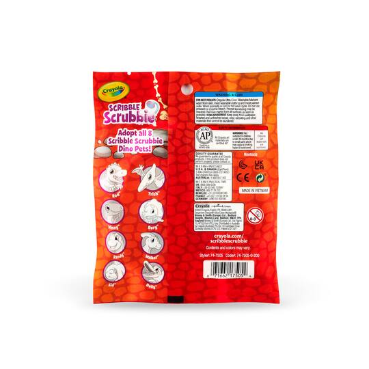 Assorted Crayola® Scribble Scrubbie Dinosaur Kit